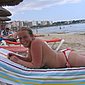 Mollige Frau - Intime private Urlaubsfotos