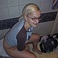 Junges M�dchen nackt