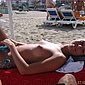 Private Urlaubsfotos - Carina nackt im Urlaub