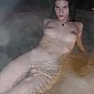 Nackt in der Sauna und im Whirlpool