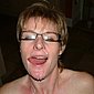 Sekret�rin nackt und beim Blasen