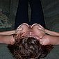 Sexy Sekret�rin privat - schlank mit langen Beinen