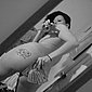 Versaute Amateurin mit Muschi Piercing