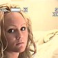 Blondes Luder bl�st bis zum Abspritzen