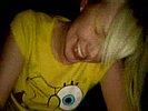 Blondine beim Blasen